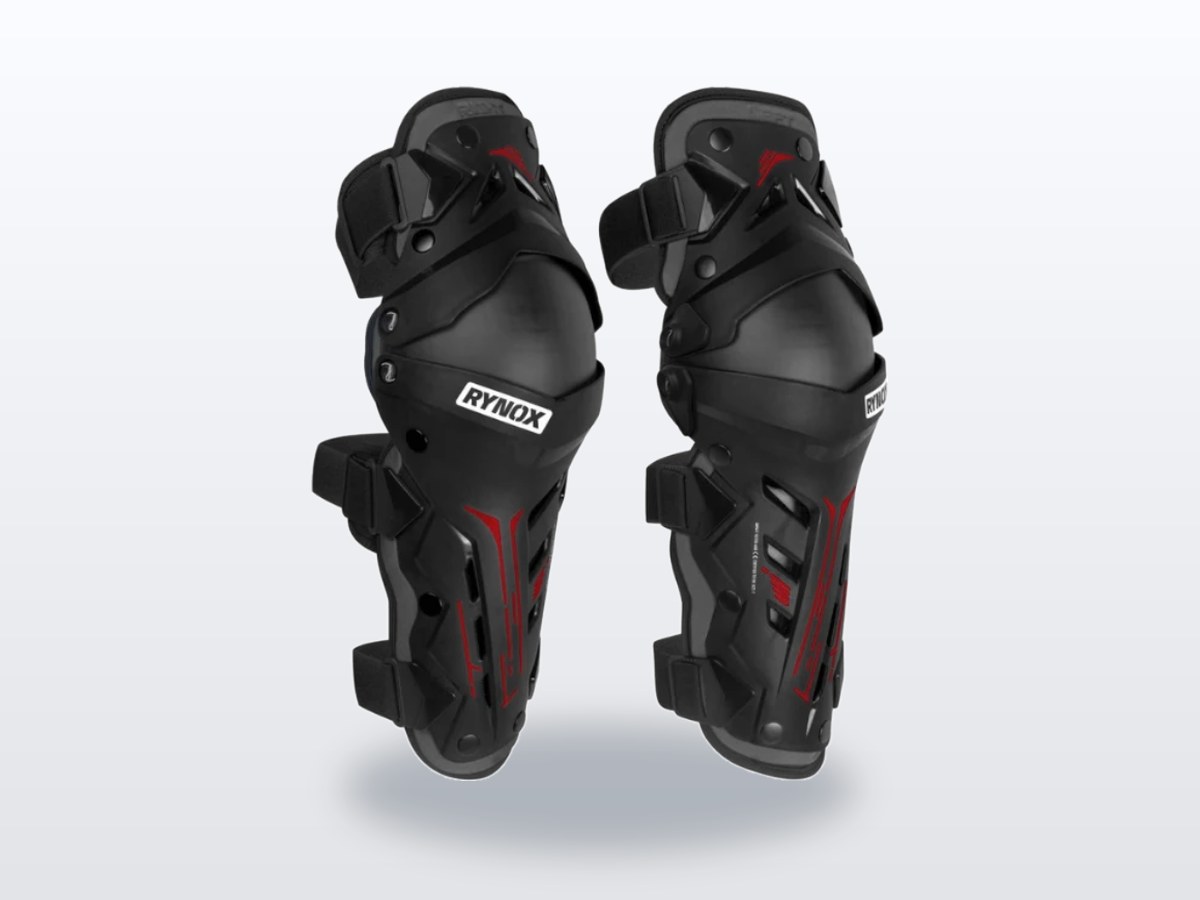 Bastion Knee Guards &mdash; Red, view 3