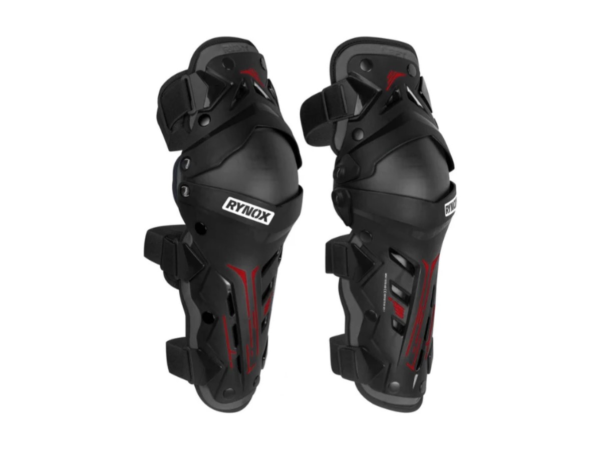 Bastion Knee Guards &mdash; Red